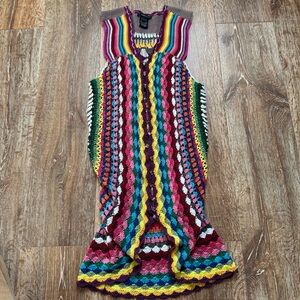 Double Zero Multicolor cardigan dress